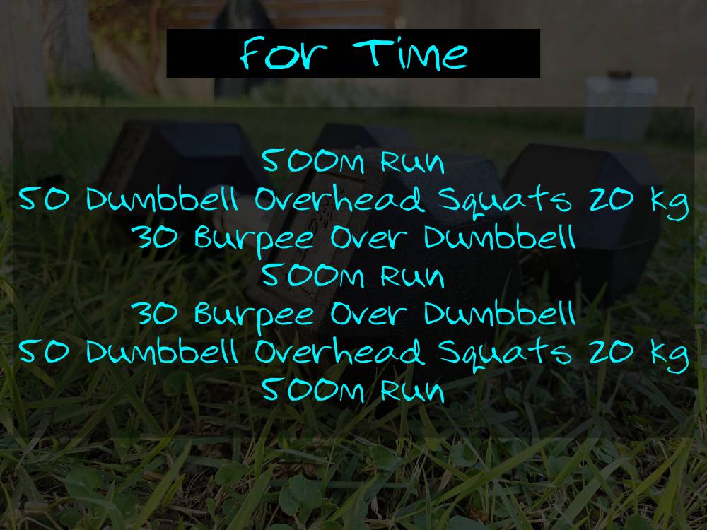 05/10/2023 – For Time – Run and Squat