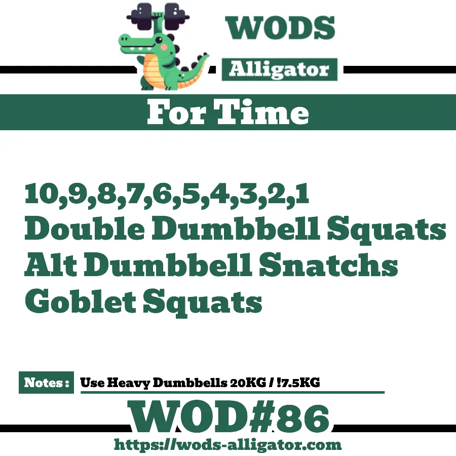 12/13/2023 – #86 For Time WOD